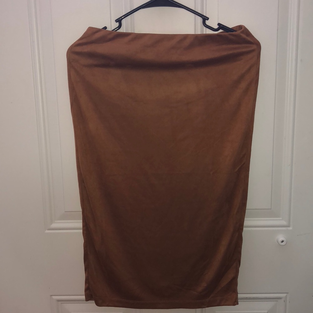 3/4 mustard skirt
